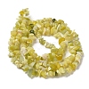 Natural Lemon Jade Chip Bead Strands G-M205-22-4