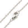 Non-Tarnish Constellation Pendant Necklaces NJEW-S422-04P-12-4