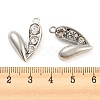 Alloy with Glass Pendants FIND-G062-06P-01-3