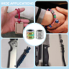 4Pcs 2 Colors Titanium Alloy Parachute Rope European Beads FIND-FG0005-42-5