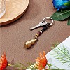 Detachable Brass Gourd Feng Shui Hanging Ornament for Wealth & Success KEYC-WH0036-17G-4