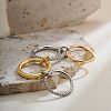 Brass Micro Pave Cubic Zirconia Finger Rings FS-WG6545E-07-2