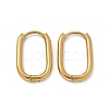 Ion Plating(IP) 304 Stainless Steel Oval Hoop Earrings EJEW-M218-02A-G-2