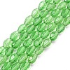 Glass Beads Strands LS-GLAA-R024-6x4mm-6-1
