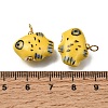 Handmade Porcelain Pendants PR-CBA0027-10G-04-3