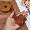 2M Flat AB Grade Cowhide Leather Cord AJEW-WH0479-73E-02-3