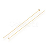 Brass Flat Head Pins KK-G331-11-0.7x63-3