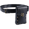 Woman's PU Leather Outdoors Cell phone Waist Bag AJEW-WH0504-39B-1