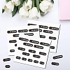 Mini PVC Coated Self Adhesive NO SMOKING Warning Stickers STIC-WH0018-001-5