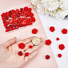 45Pcs 3 Styles Cinnabar Beads CARL-HY0001-02-3
