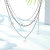100Pcs 201 Stainless Steel Pendants STAS-UN0057-83-4