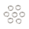 Tarnish Resistant 304 Stainless Steel Open Jump Rings STAS-N015-04-4x0.8mm-1