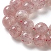 Natural Strawberry Quartz Beads Strands G-L595-C03-04-4