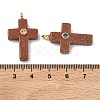Synthetic Goldstone Pendants G-B180-01G-03-3