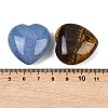 Natural Gemstone Heart Display Decorations G-D369-01-3