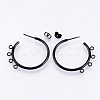 PVD Vacuum Plating 304 Stainless Steel Stud Earring Findings STAS-Q231-02D-2