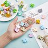 24Pcs 12 Colors Cactus Silicone Beads JX324A-01-3