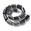 Natural Hawk's Eye Beads Strands X-G-S345-8x11-009-2