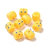 Halloween Opaque Resin Beads RESI-E023-01E-3