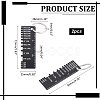 201 Stainless Steel Measuring Rulers TOOL-WH0136-126-3