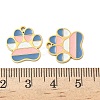 304 Stainless Steel Enamel Pendants STAS-G360-03G-03-3