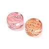 10Pcs Printed Transparent Acrylic Beads AC-CBA36B6-01-2