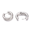 Tarnish Resistant 201 Stainless Steel Huggie Hoop Earrings EJEW-O095-05-16-3