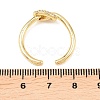 Brass Micro Pave Cubic Zirconia Finger Rings RJEW-C153-01G-02-5