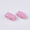 2-Hole Baking Paint Glass Seed Beads SEED-S023-17B-29-2