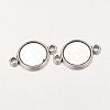Alloy Cabochon Connector Settings LS-PALLOY-A13117-AS-RS-2