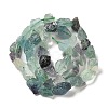 Raw Rough Natural Green Fluorite Beads Strands G-I283-G01-02-3