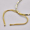Adjustable Natural Agate Braided Bead Bracelets BJEW-F391-A07-4
