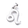 Tarnish Resistant 304 Stainless Steel Pendants X1-STAS-L210-06D-P-1