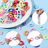 450Pcs 3 Styles Opaque Acrylic Quick Link Connectors MACR-SP0002-08-5
