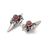 Natural Strawberry Quartz Pendants KK-A173-16AS-02-4