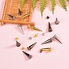 40Ssets 4 Colors Alloy Spikes Screwback Studs PALLOY-SZ0001-24-5