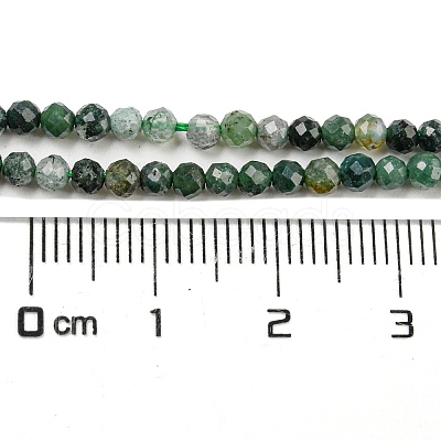 Natural Moss Agate Beads Strands G-K020-3mm-32-1