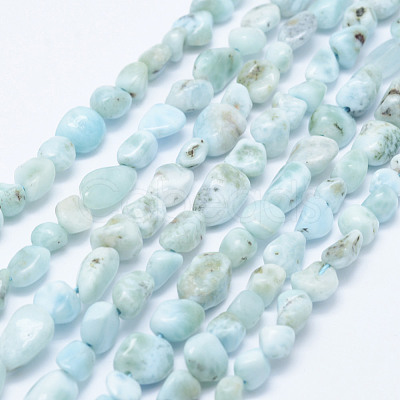 Natural Larimar Beads Strands G-K203-48-1