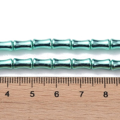 Electroplate Glass Beads Strands EGLA-Q128-13J-1