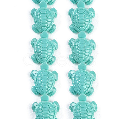 Synthetic Coral Carved Beads Strands CORA-L020-E-13-1