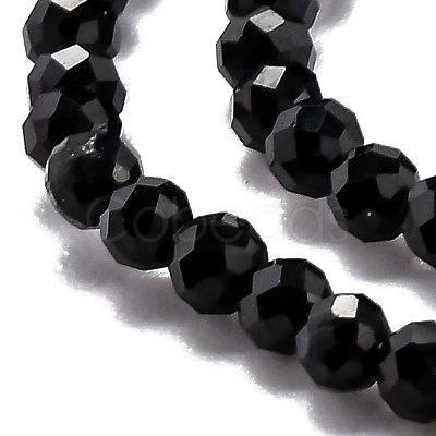 Natural Black Tourmaline Beads Strands LS-G-H266-11B-1