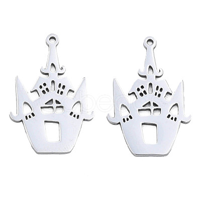Non-Tarnish 201 Stainless Steel Pendants STAS-N098-089P-1