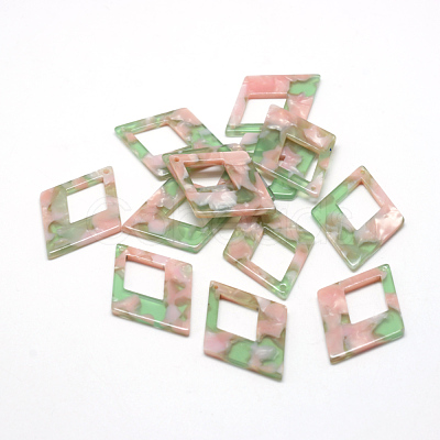 Cellulose Acetate(Resin) Pendants KY-S112-A305-1