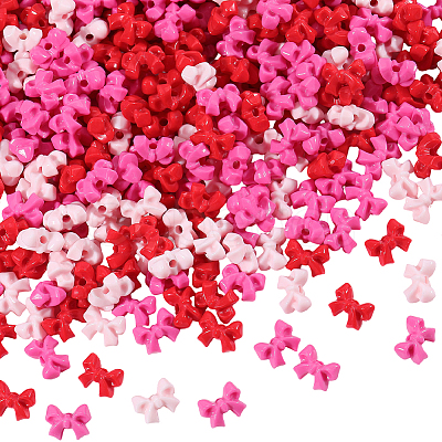 500Pcs Opaque Acrylic Beads SACR-PA0001-21D-1