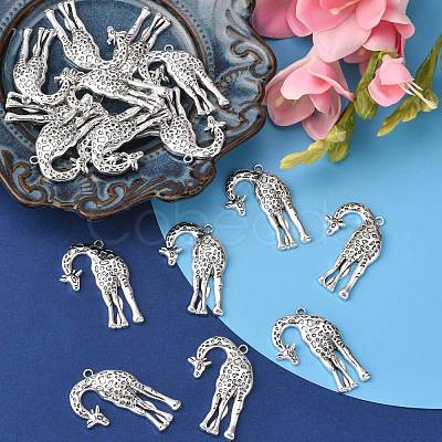 Tibetan Style Alloy Pendants TIBEP-EA10923YKG-AS-LF-1