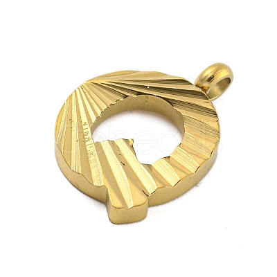 Ion Plating(IP) 304 Stainless Steel Charms STAS-G345-01G-Q-1