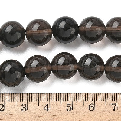 Natural Ice Obsidian Beads Strands G-P590-A01-12mm-02-1