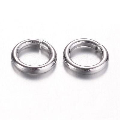 Tarnish Resistant 304 Stainless Steel Open Jump Rings STAS-D438-04-1