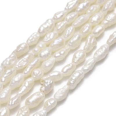 Natural Cultured Freshwater Pearl Beads Strands PEAR-J006-05A-1