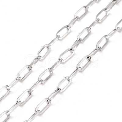 Tarnish Resistant 304 Stainless Steel Cable Chains CHS-C002-03P-05-1